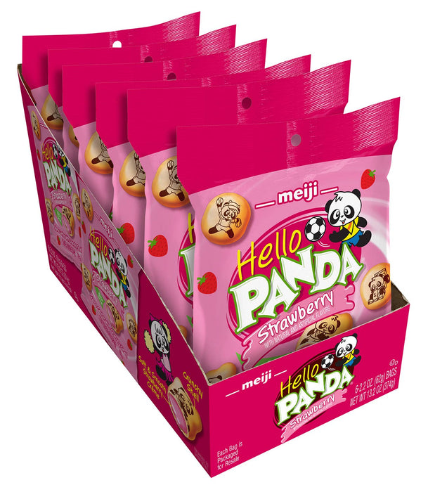 Meiji Hello Panda | Strawberry 2.2oz Bag