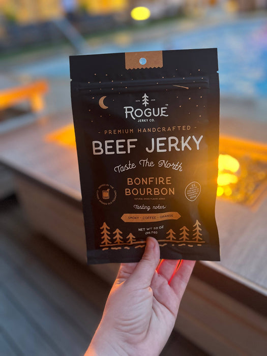 Bonfire Bourbon Beef Jerky | Rogue Jerky Co