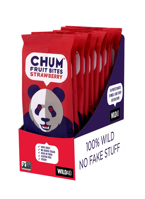 Chum Fruit Snacks | Strawberry 100% Real Fruit Snacks, No Sugar Added,  Nut-Free