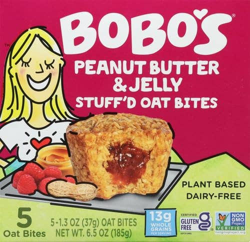 Bobo's | Peanut Butter & Jelly Stuff'd Oat Bites