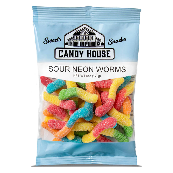 Candy House | Sour Neon Worms