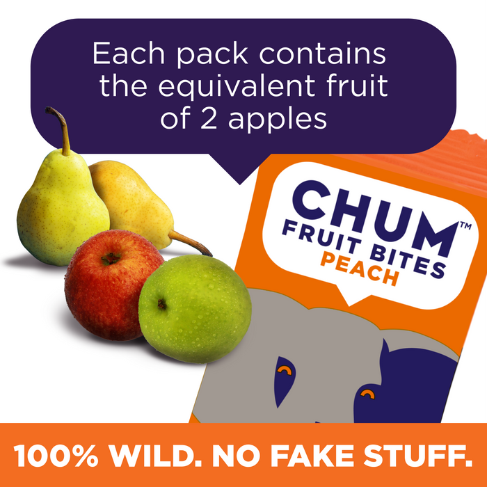 Chum Fruit Snacks | Peach 100% Real Fruit Snacks, No Sugar Added,  Nut-Free