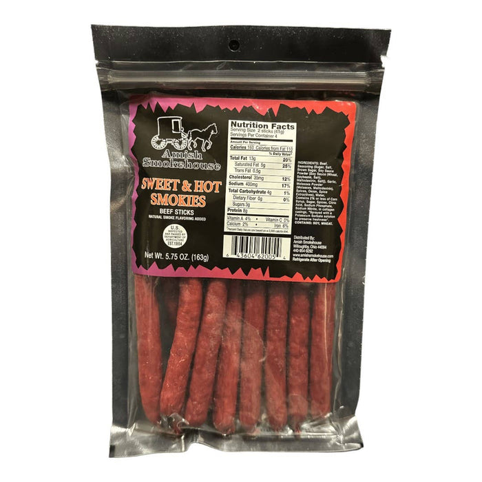 Amish Smokehouse | Sweet & Hot Smokies, 5.75oz Bag