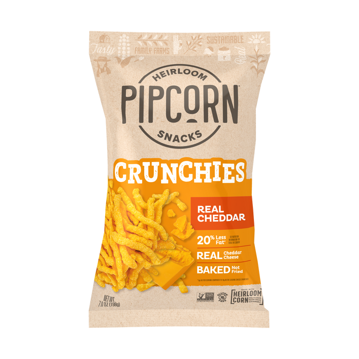 Pipcorn | Cheddar Crunchies, 7.0oz