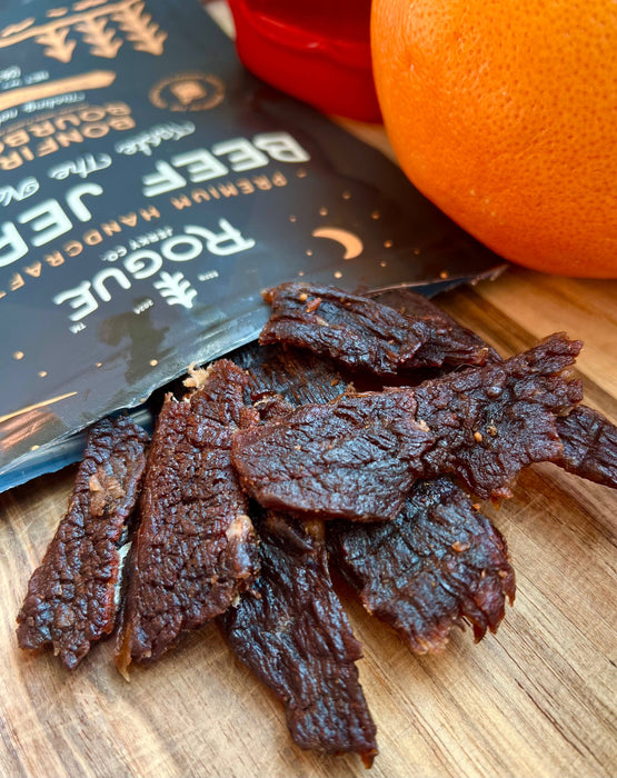 Bonfire Bourbon Beef Jerky | Rogue Jerky Co