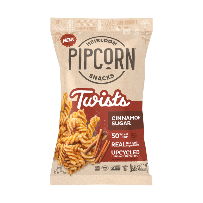 Pipcorn | Cinnamon Sugar Twists 4.5 Oz