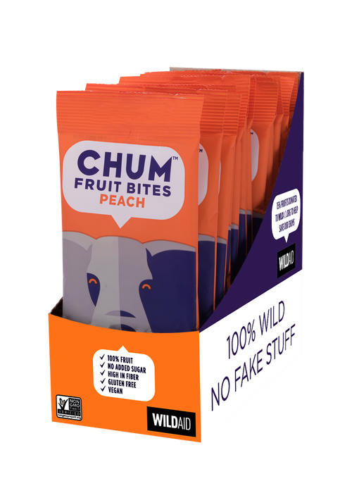 Chum Fruit Snacks | Peach 100% Real Fruit Snacks, No Sugar Added,  Nut-Free