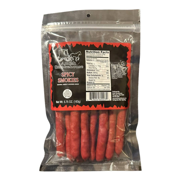 Amish Smokehouse | Spicy Smokies, 5.75oz Bag