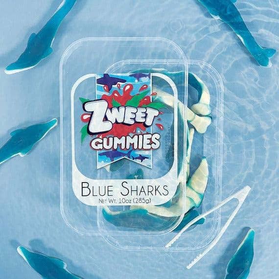 Gummy Blue Sharks | Zweet | 10 oz