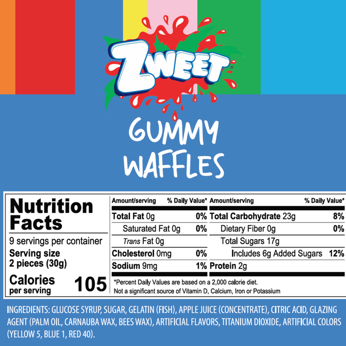 Gummy Waffles | 10 oz | Zweet