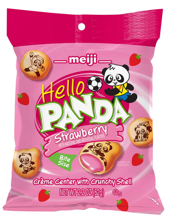 Meiji Hello Panda | Strawberry 2.2oz Bag