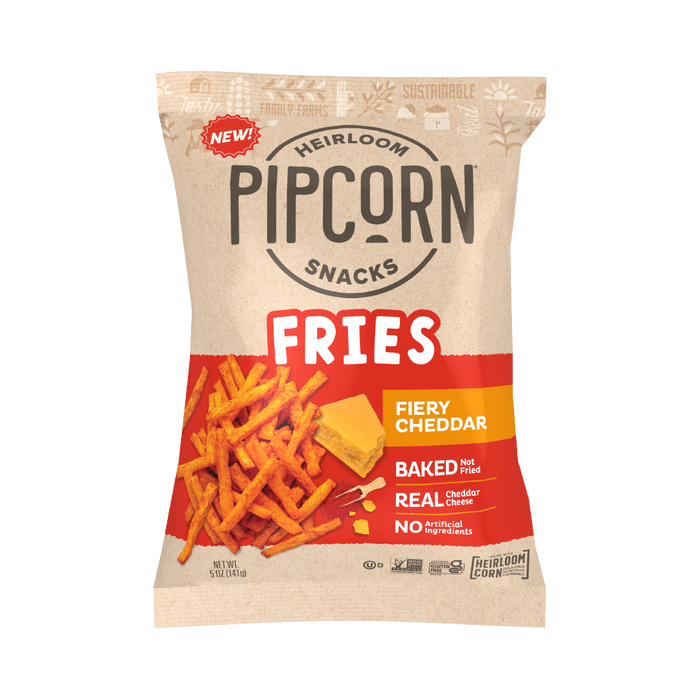 Pipcorn | Fiery Cheddar Fries, 5oz