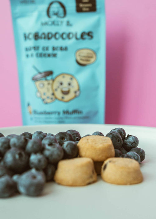 Blueberry Muffin Bobadoodles | Molly BZ