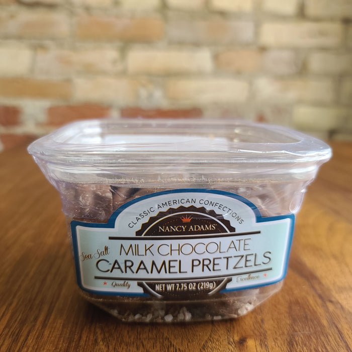 MILK CHOCOLATE SEA SALT CARAMEL PRETZELS