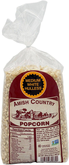 Amish Country | 2lb Bag of Medium White Popcorn